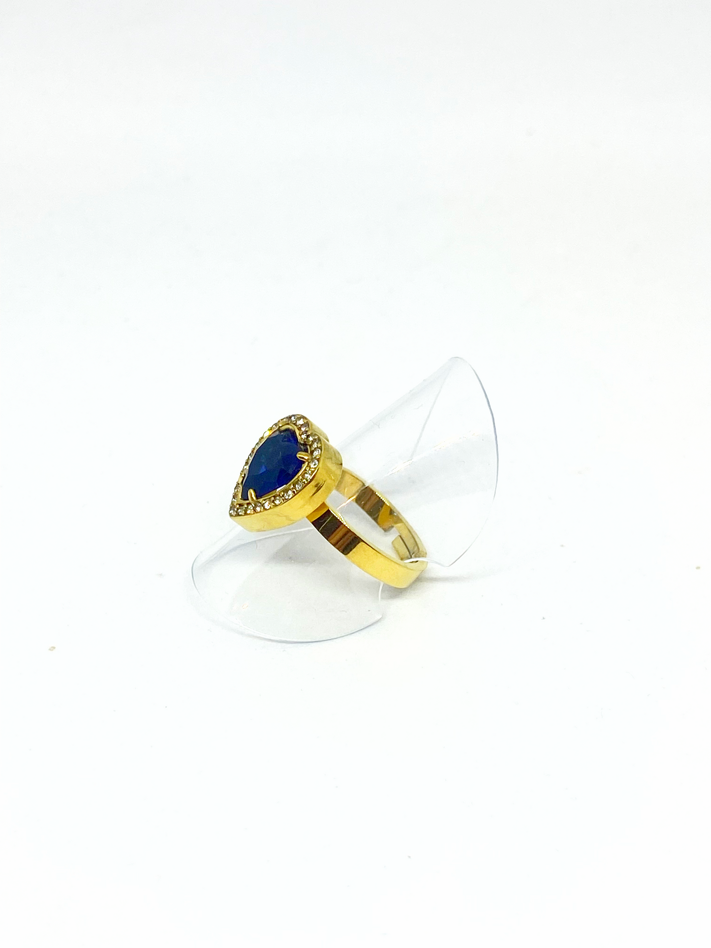 Bague BENEDICTA gold/bleu