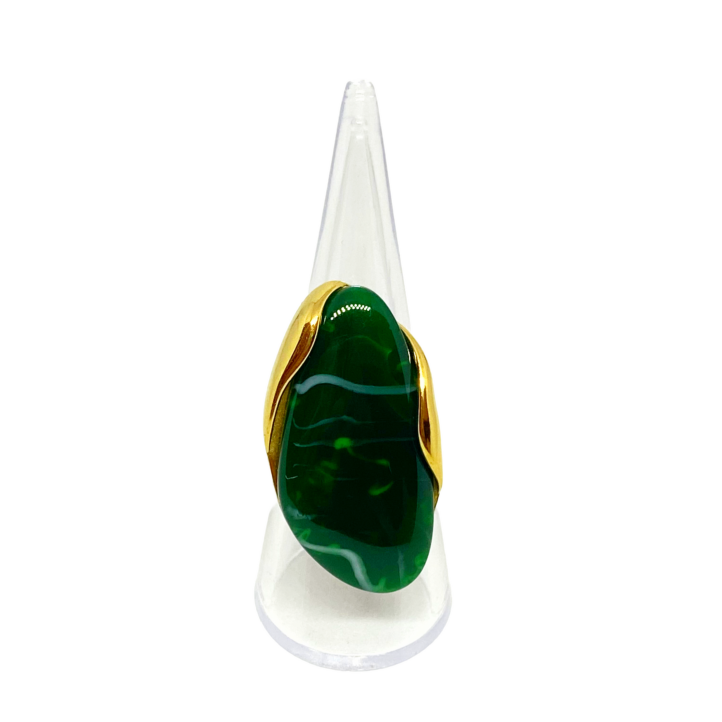 Bague CONSTANTINA gold/vert