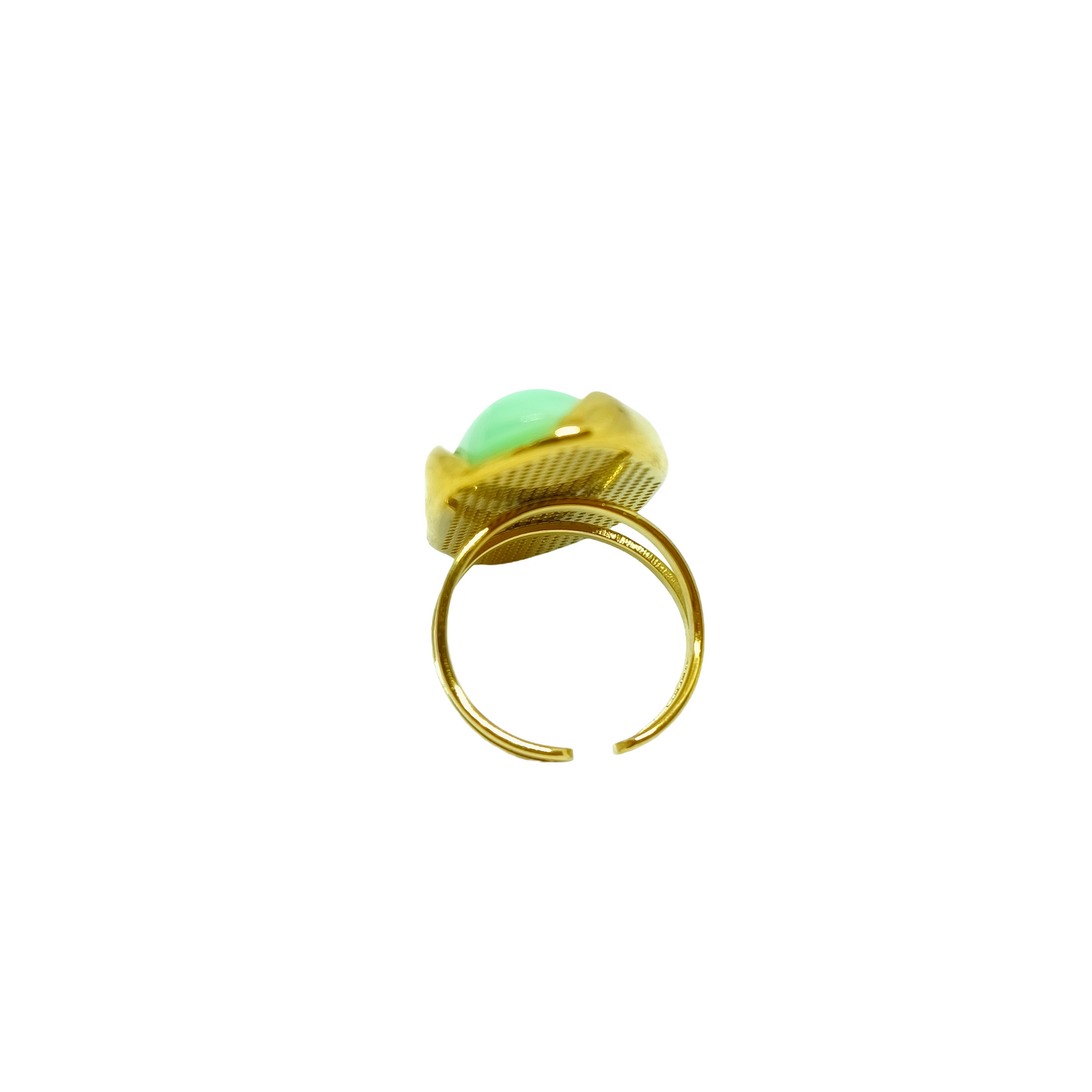 Bague CONSTANTINA gold/vert d'eau