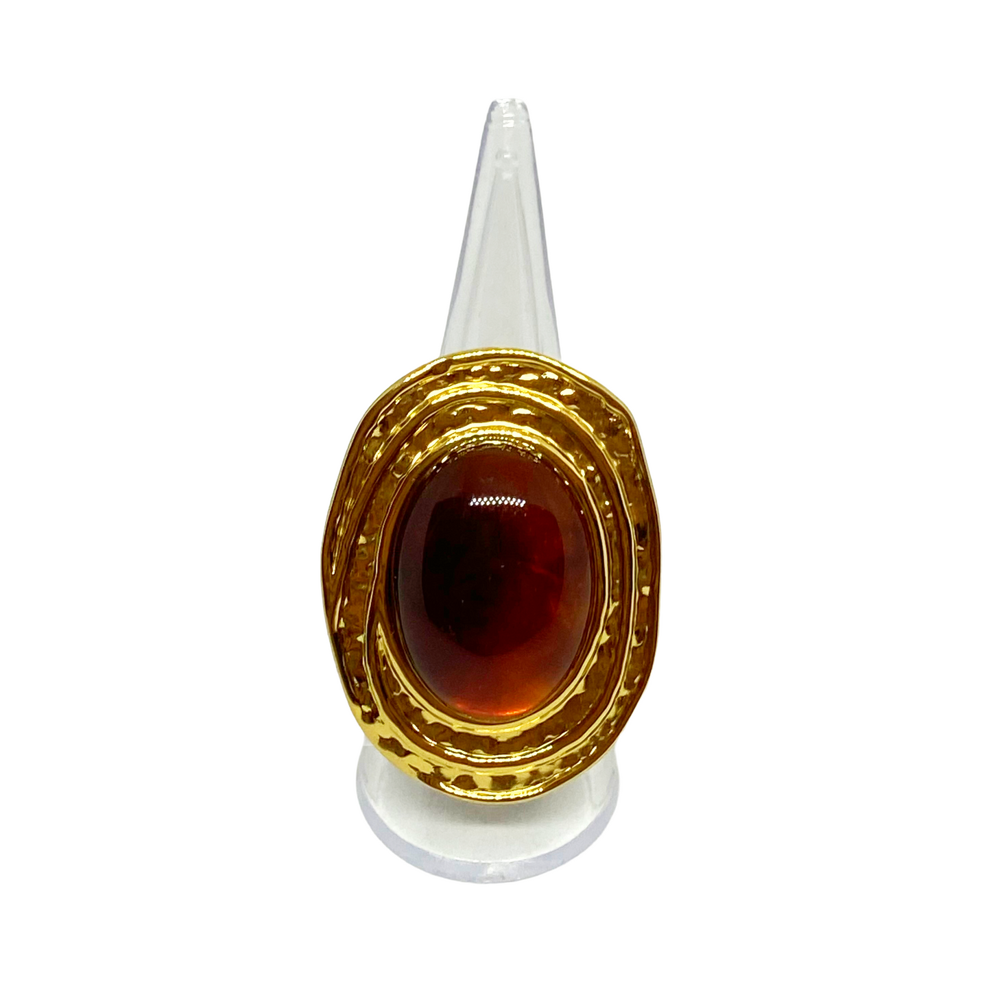 Bague MARITA gold/marron