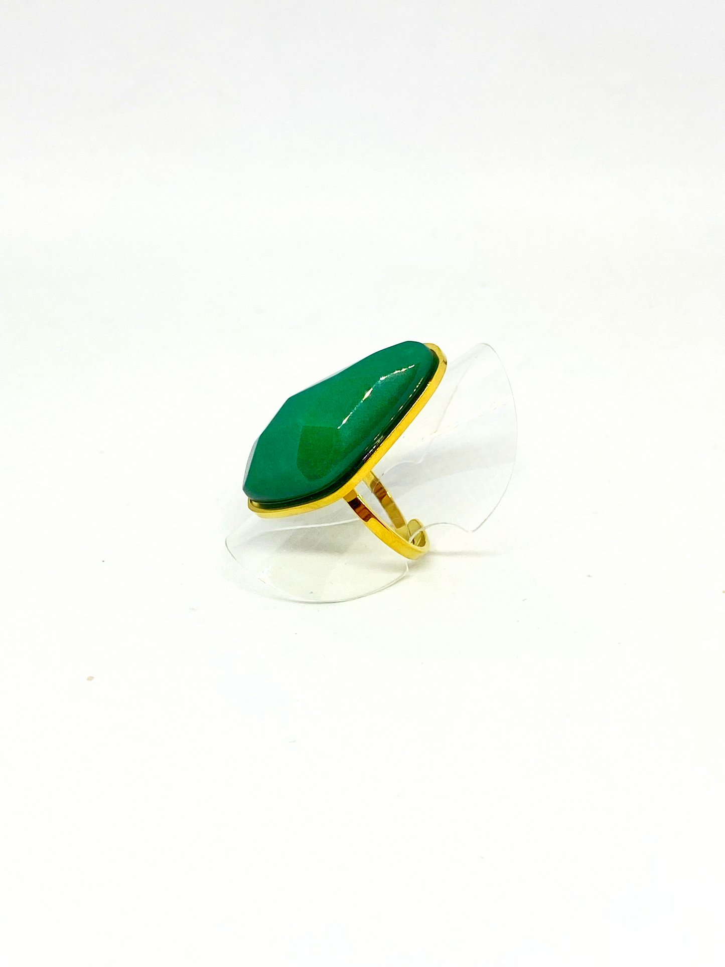 Bague NIA gold/vert