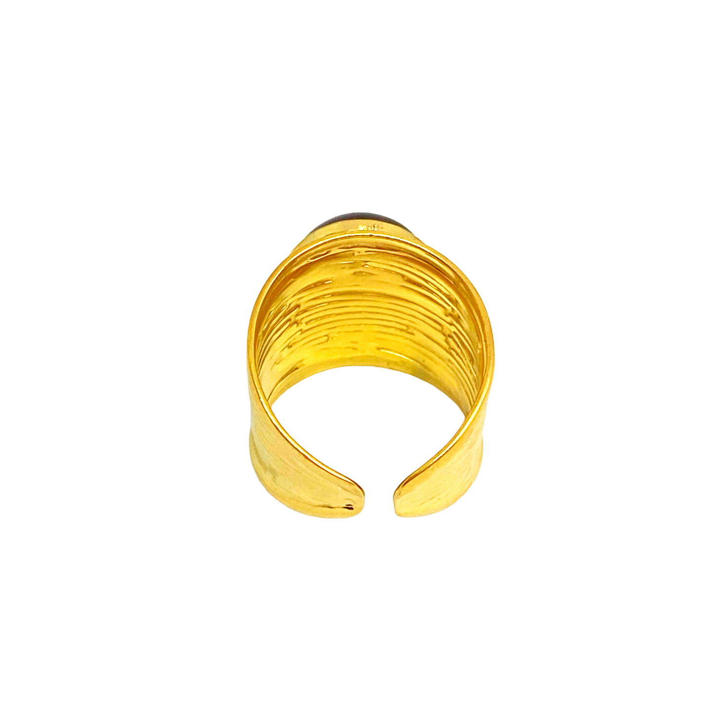 Bague ROSIE gold/marron