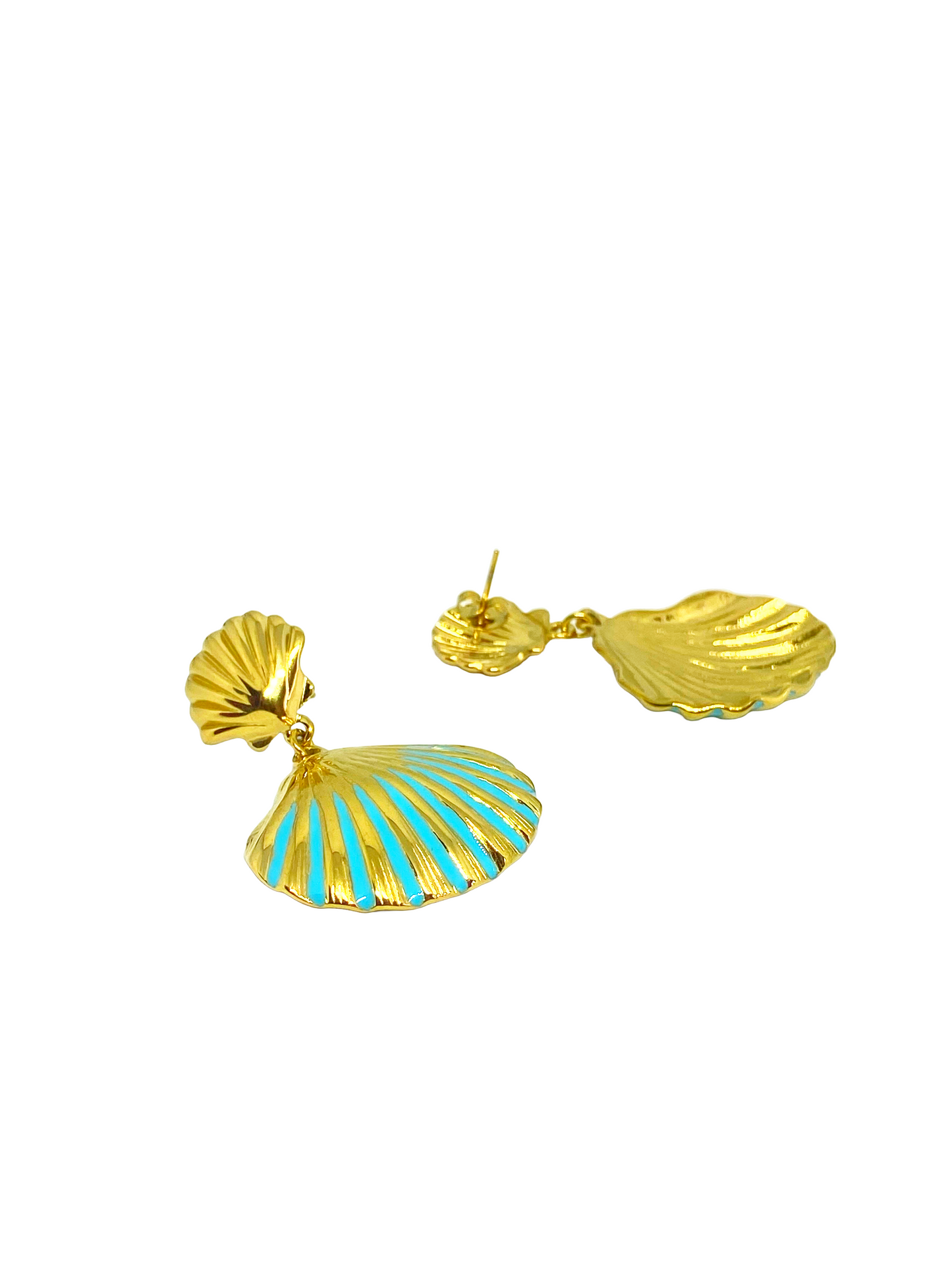 Boucles d'oreilles ATIKA gold/bleu