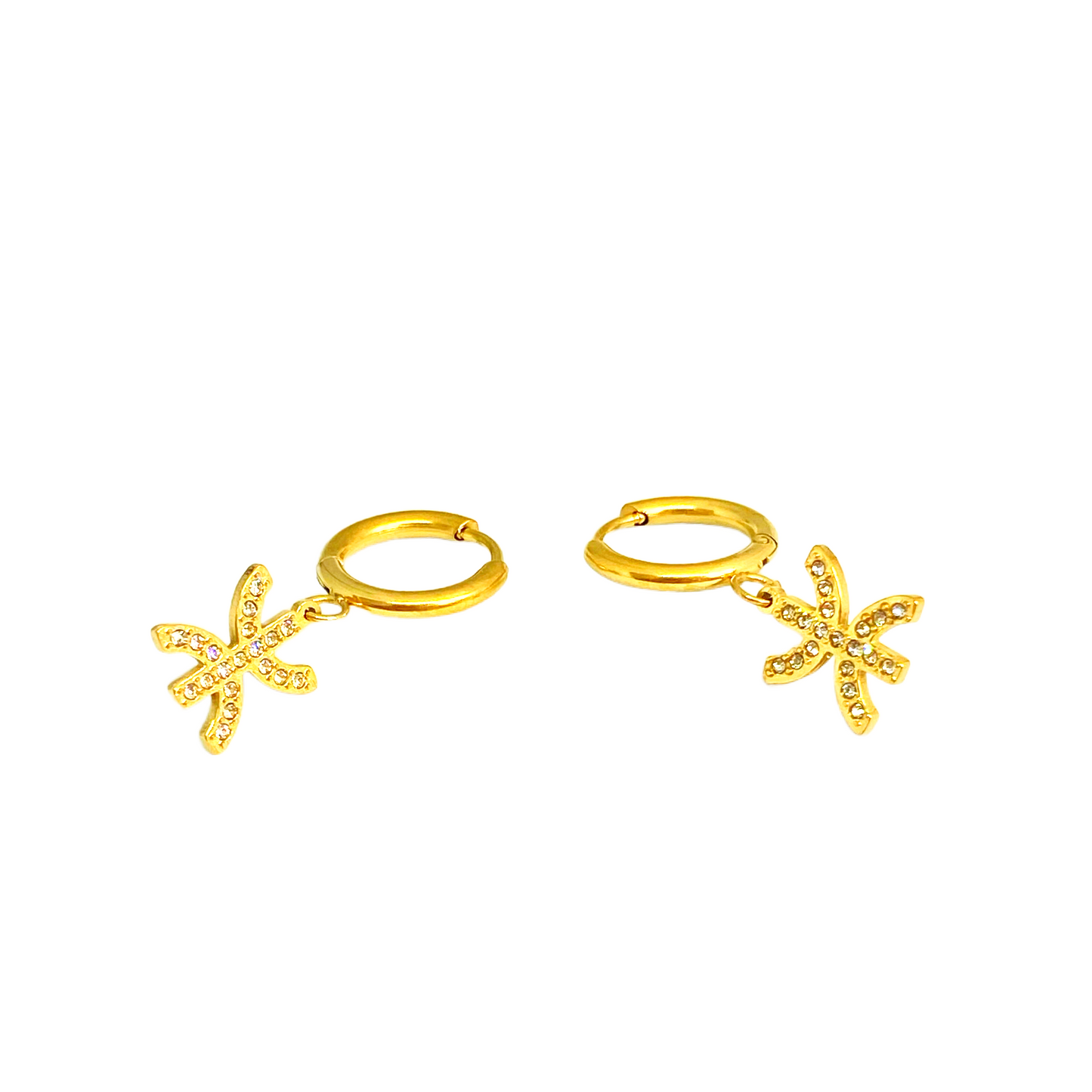 Boucles d'oreilles GHNIMA dorées