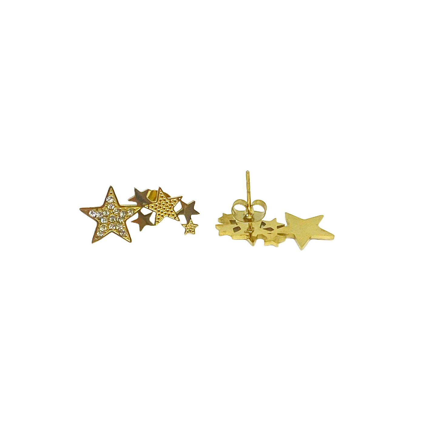 Boucles d'oreilles IVA gold