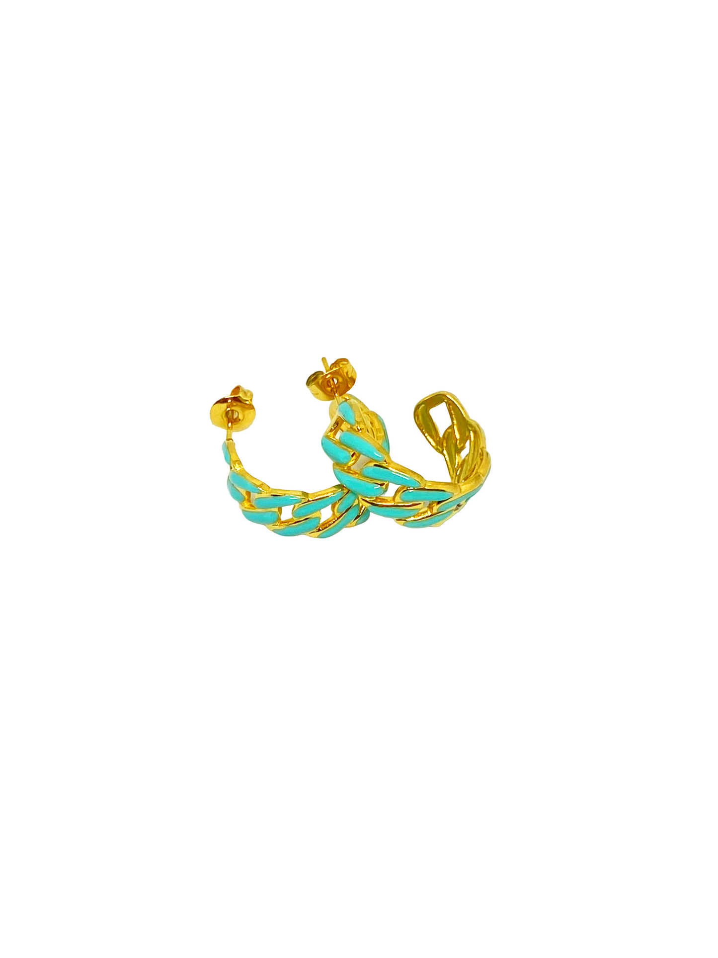Boucles d'oreilles KYLIANA gold/turquoise