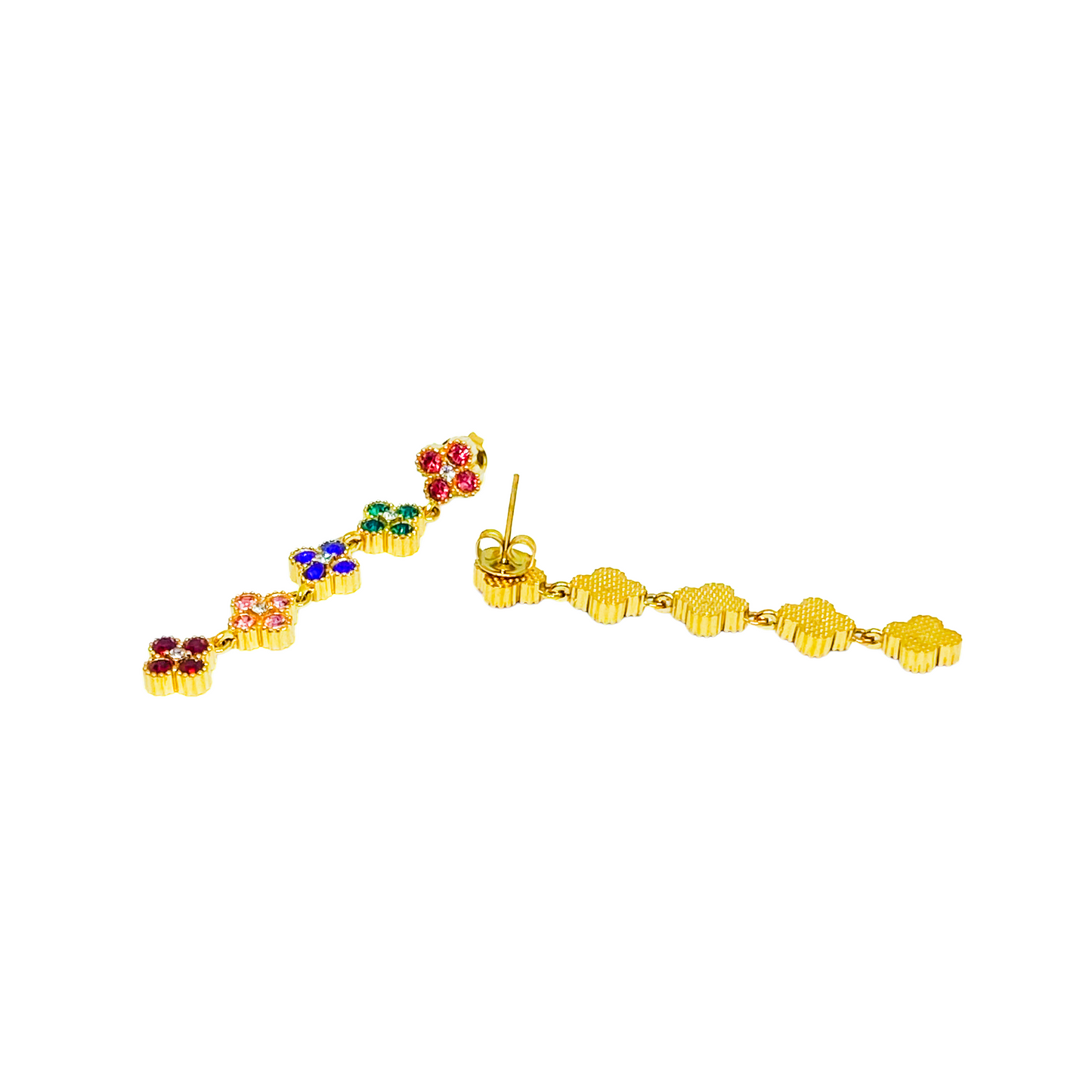 Boucles d'oreilles NELLY gold/multicolore