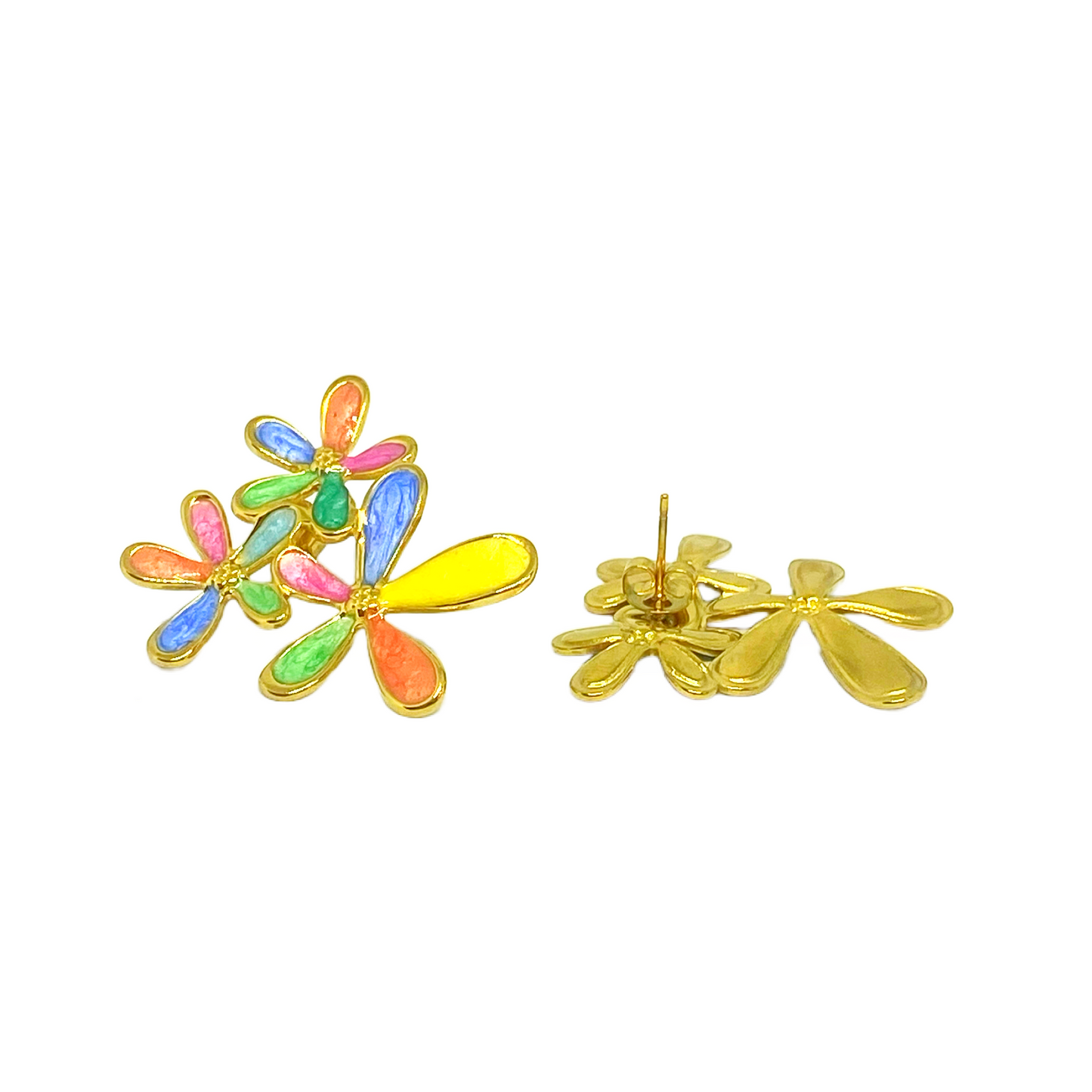 Boucles d'oreilles NENA gold/multicolore