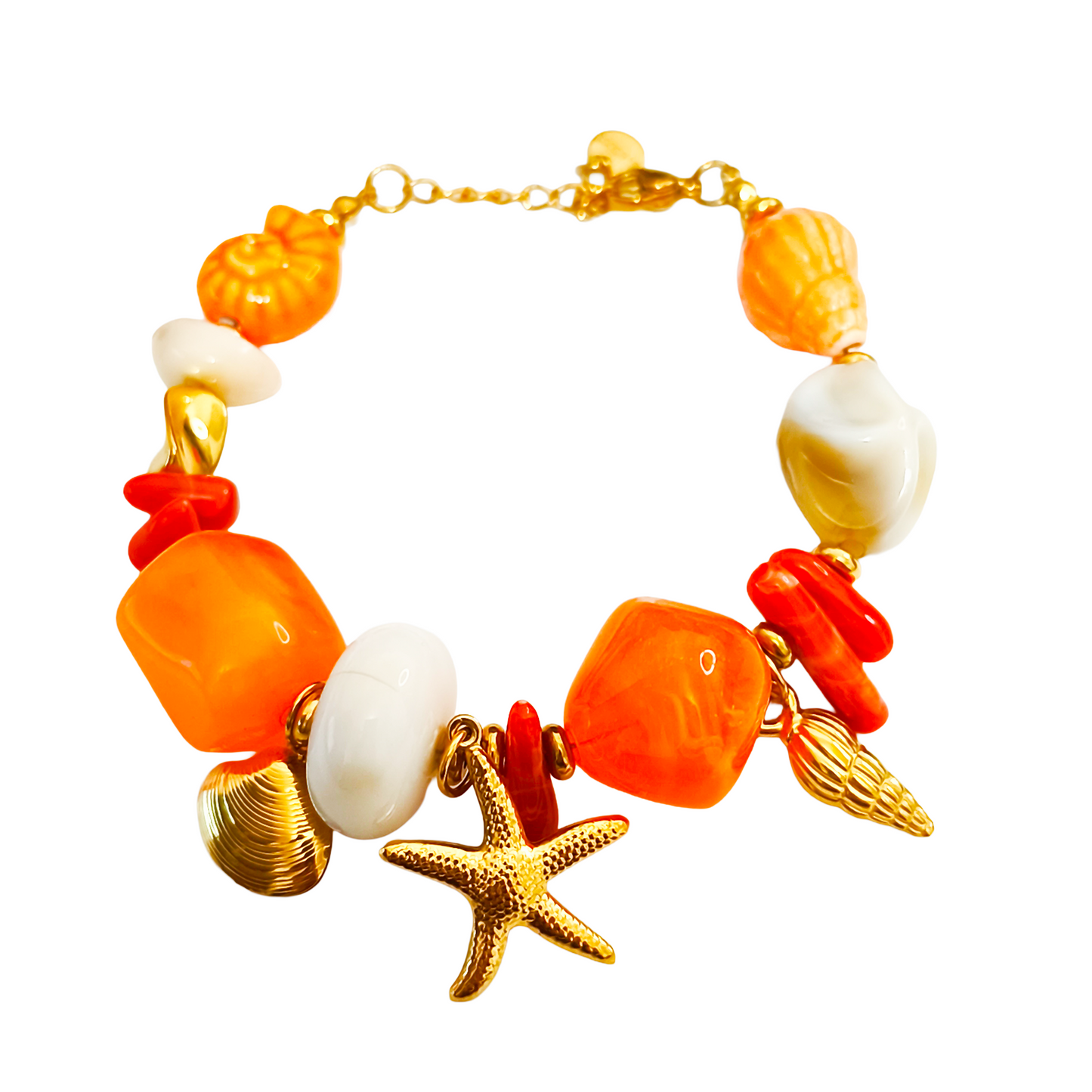 Bracelet AYARA gold/orange
