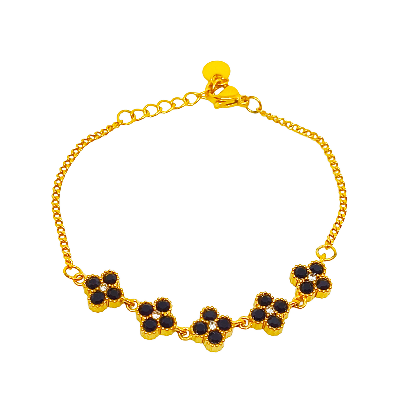 Bracelet DIANA gold/black