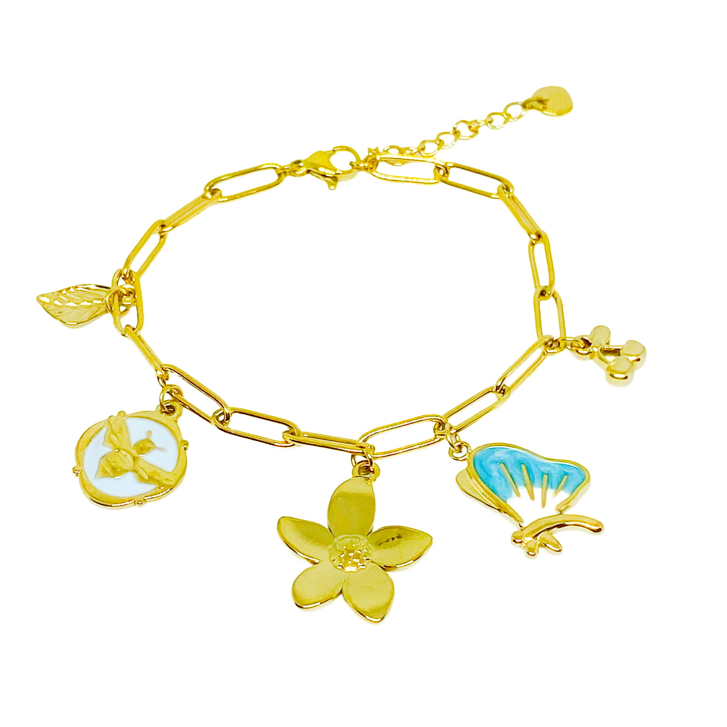 Bracelet GINA gold/bleu