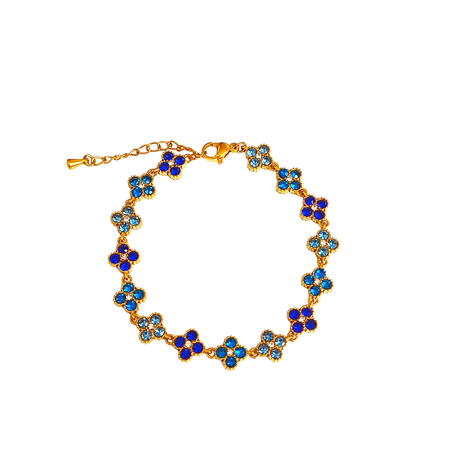 Bracelet MAHINA gold/ multibleu 2