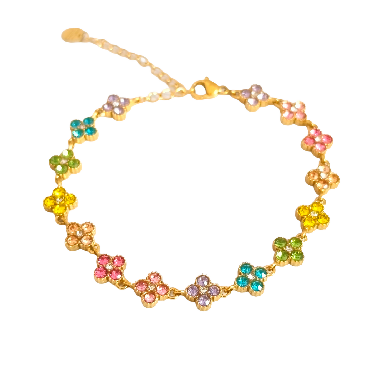 Bracelet MAHINA gold/multi pastel