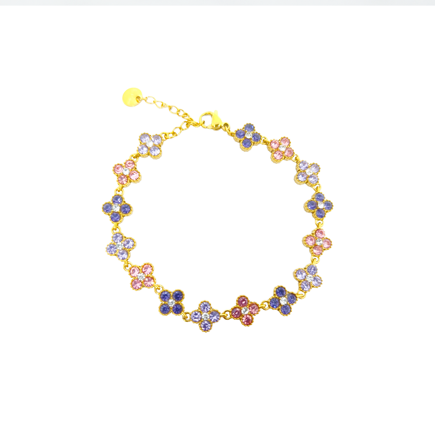 Bracelet MAHINA gold/rose et violet