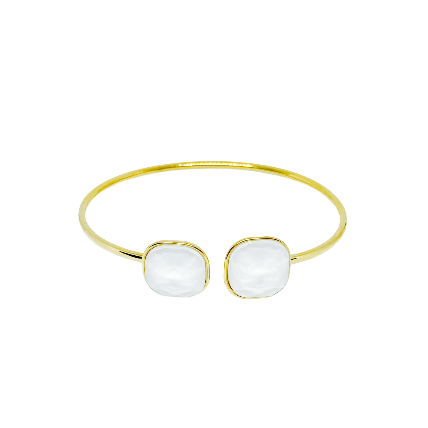 Bracelet NAOMIE gold/blanc