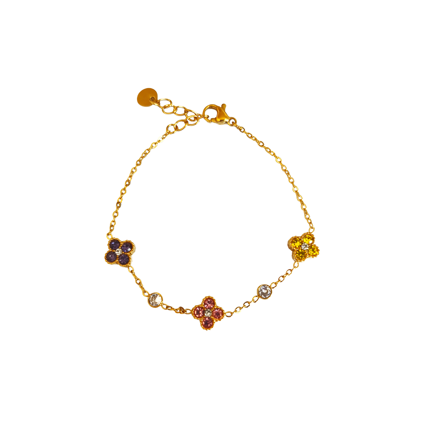 Bracelet YARA gold/multicolore