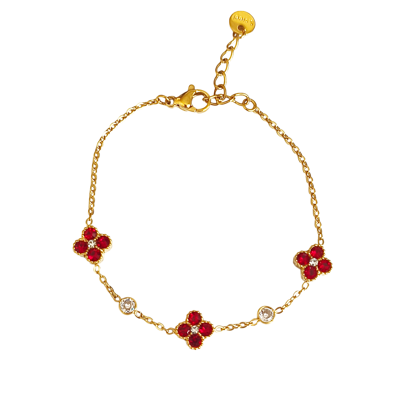 Bracelet YARA gold/rouge