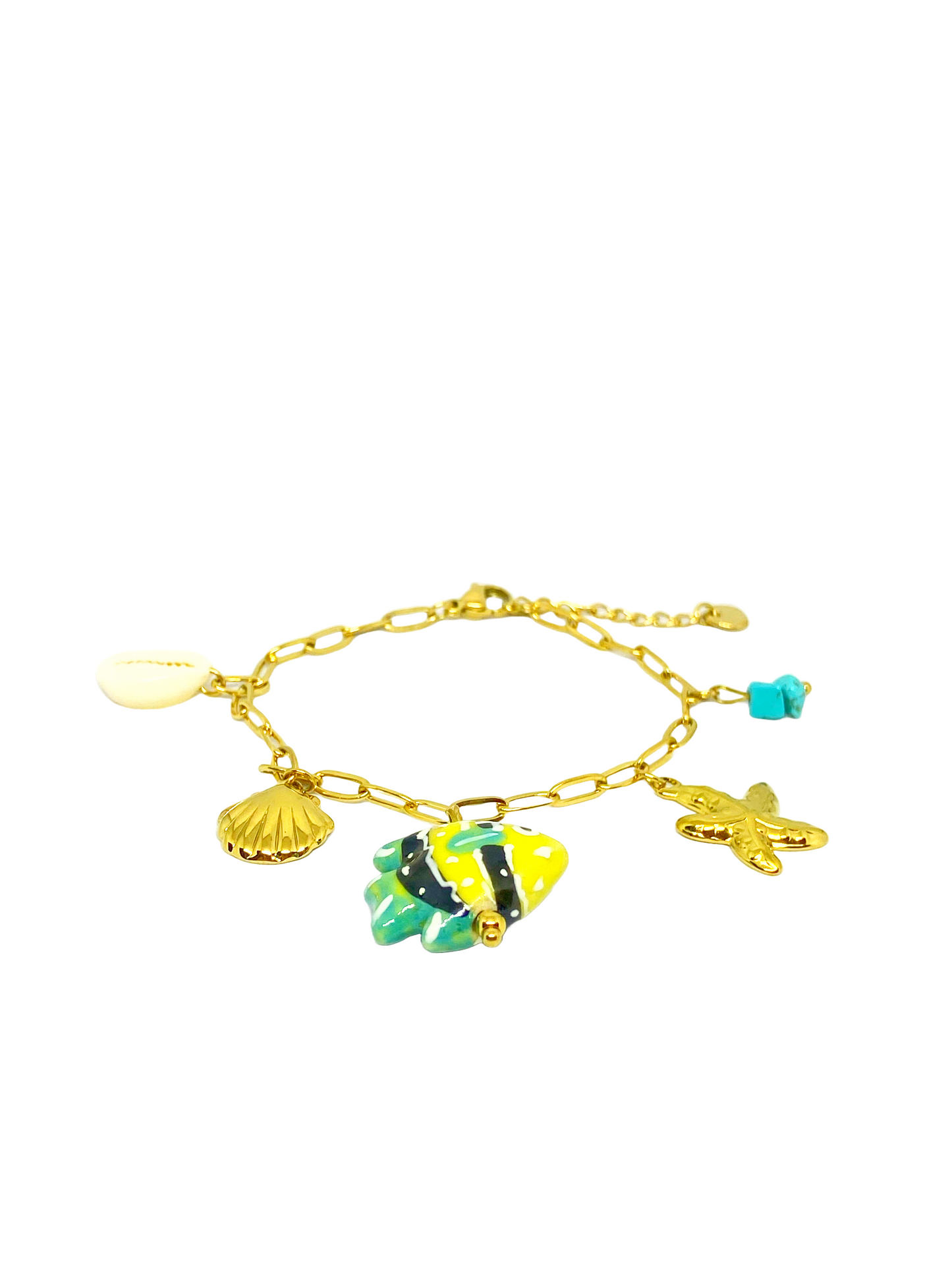 Bracelet YSALIS gold/rouge