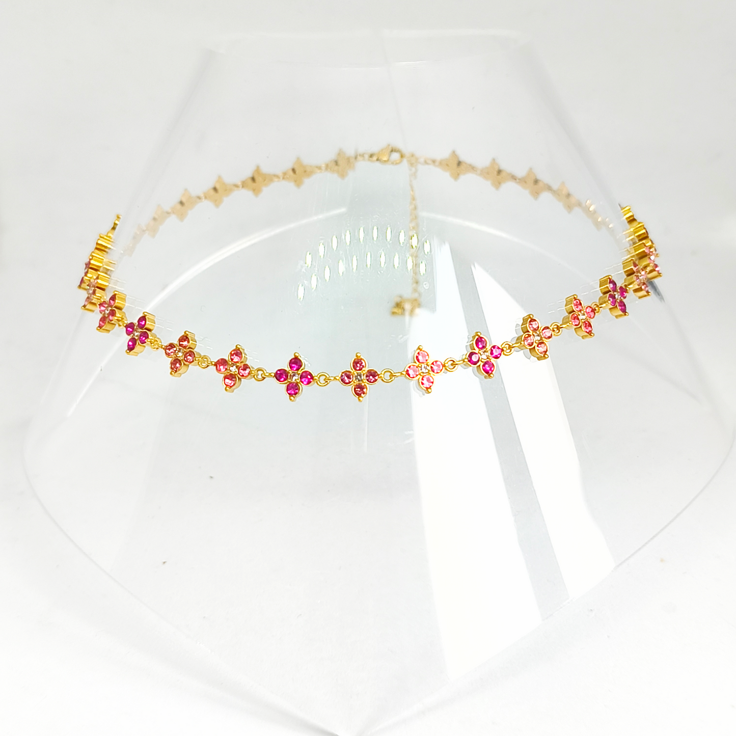 Collier ALICIA gold/multirose