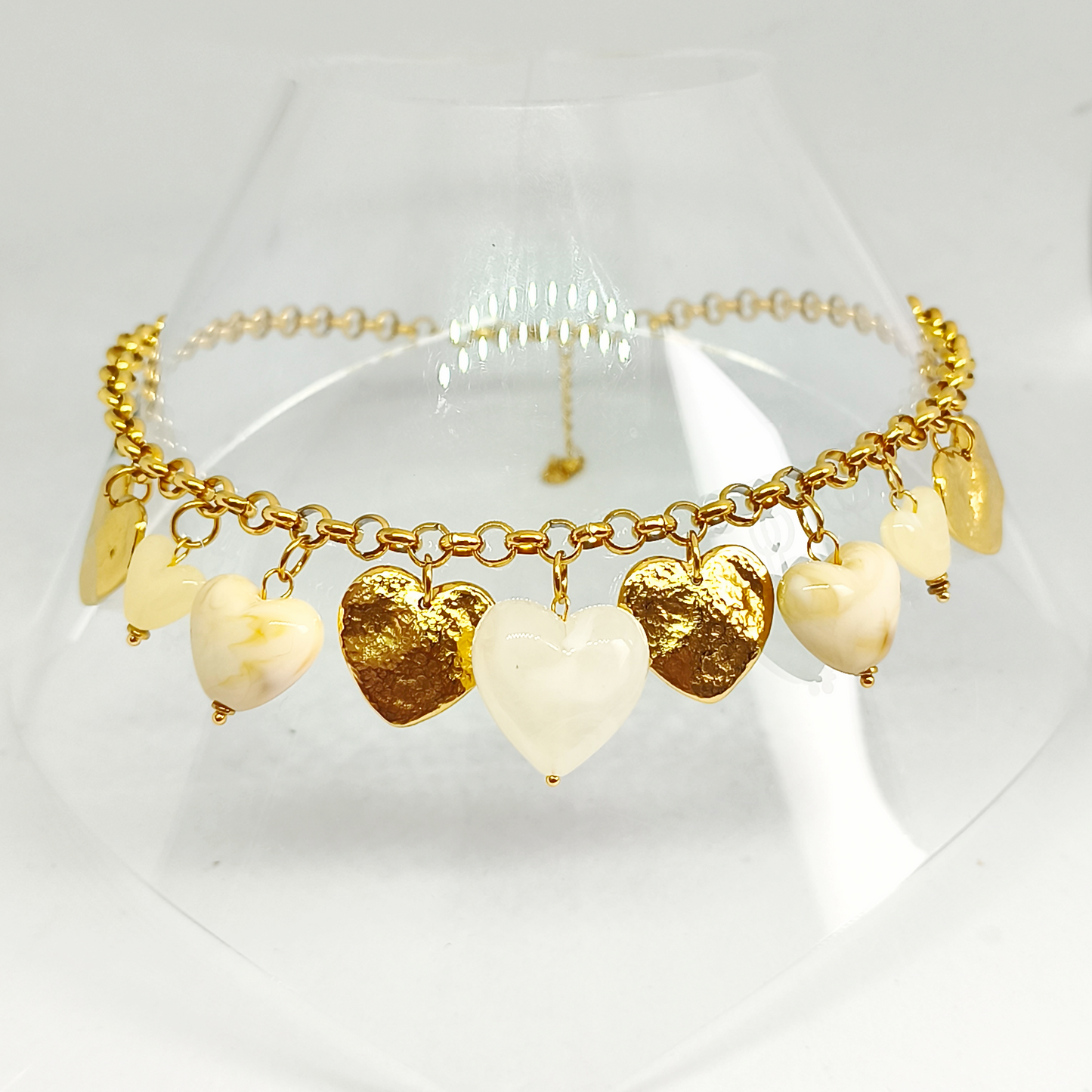 Collier AMBRE gold/beige