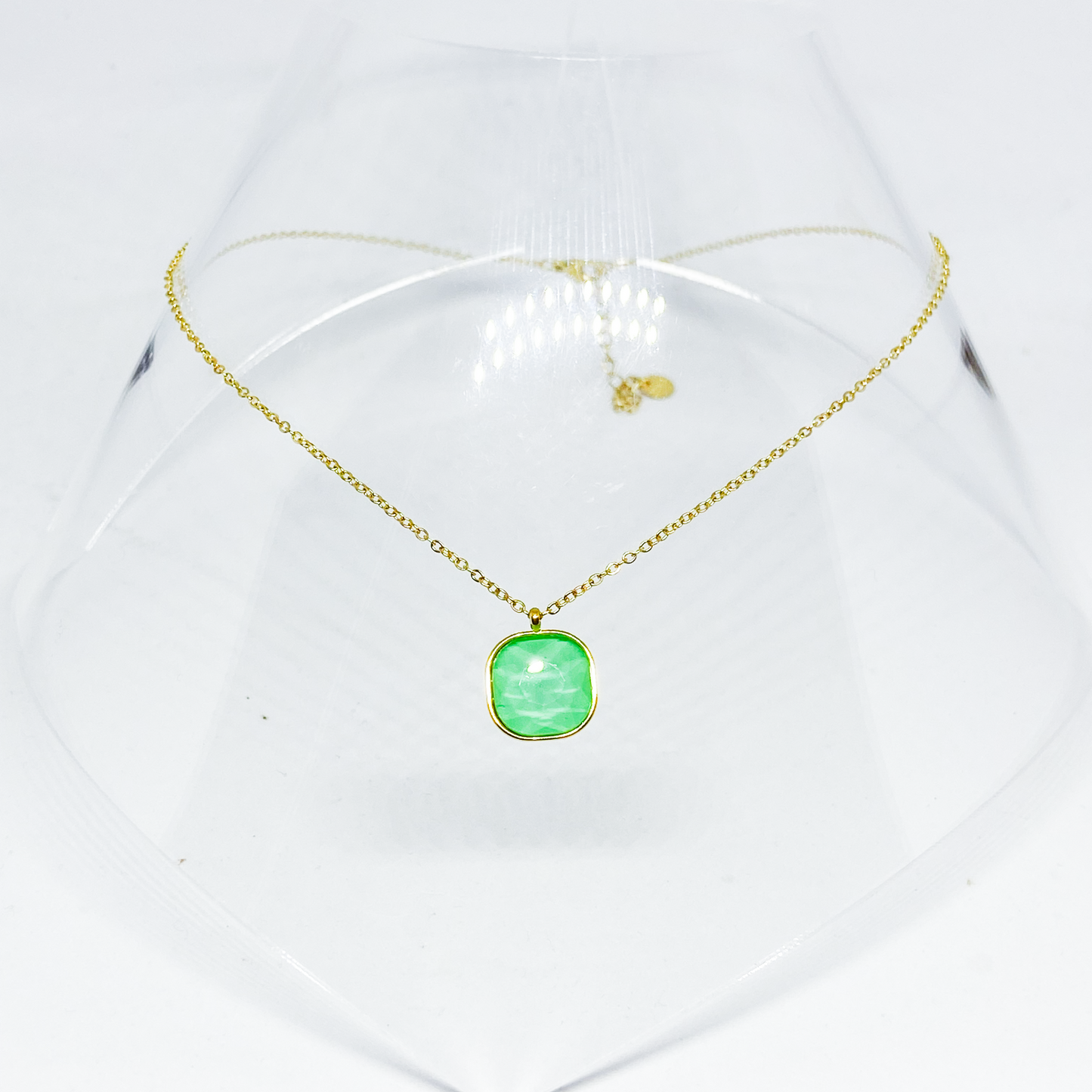 Collier BIANCA gold/vert