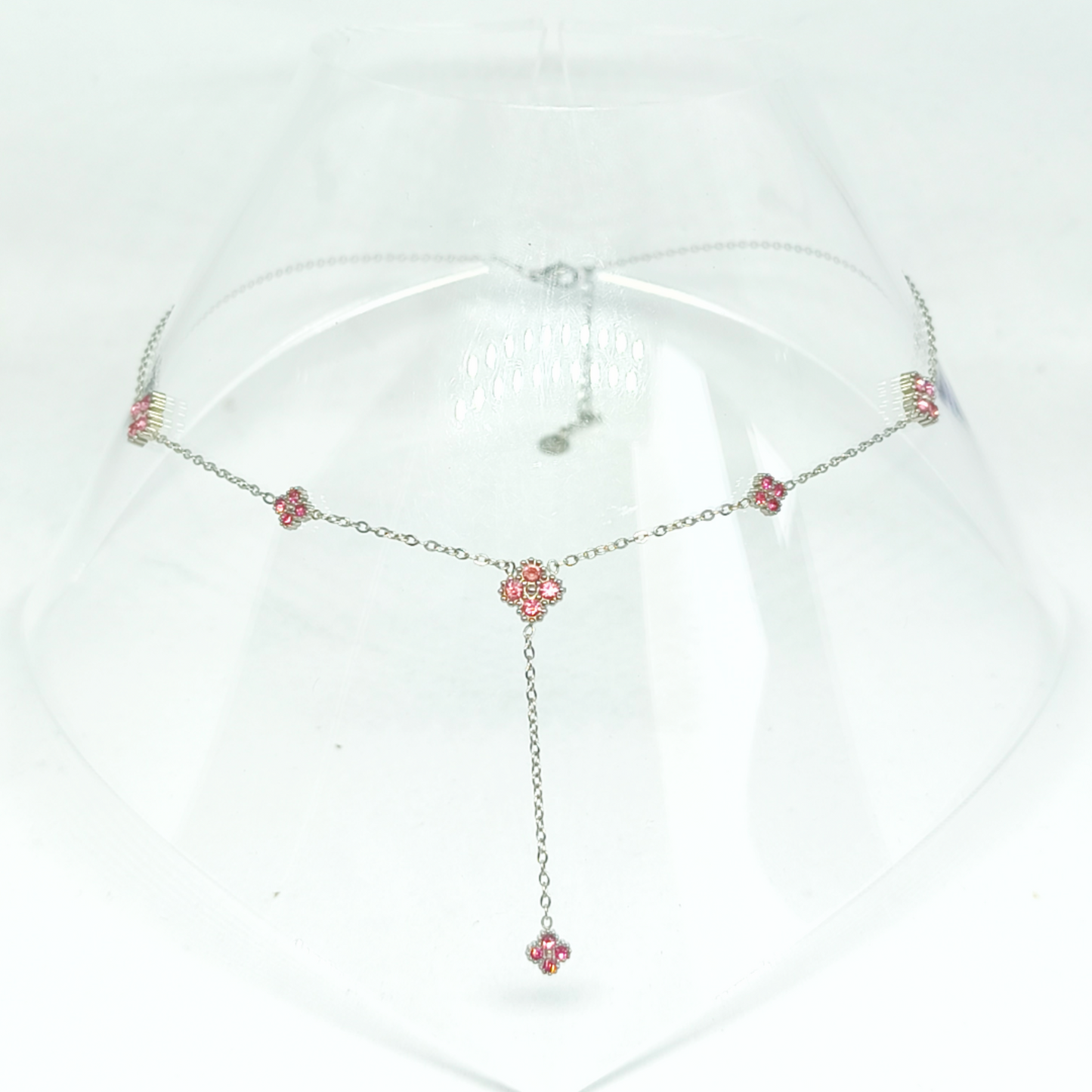 Collier ISA sylver/rose