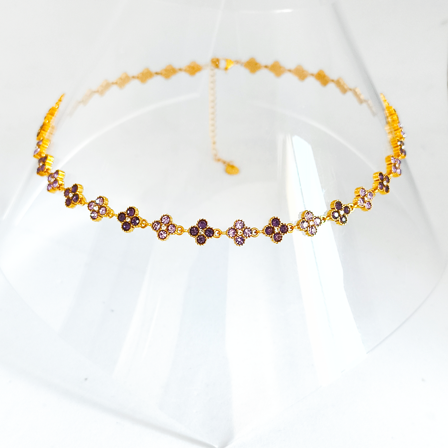 Collier MELANIA gold/multiviolet