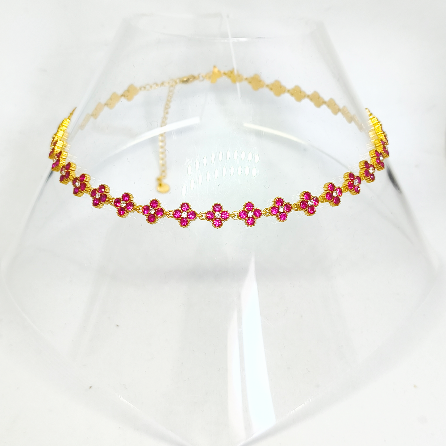 Collier MELANIA gold/rose bonbon