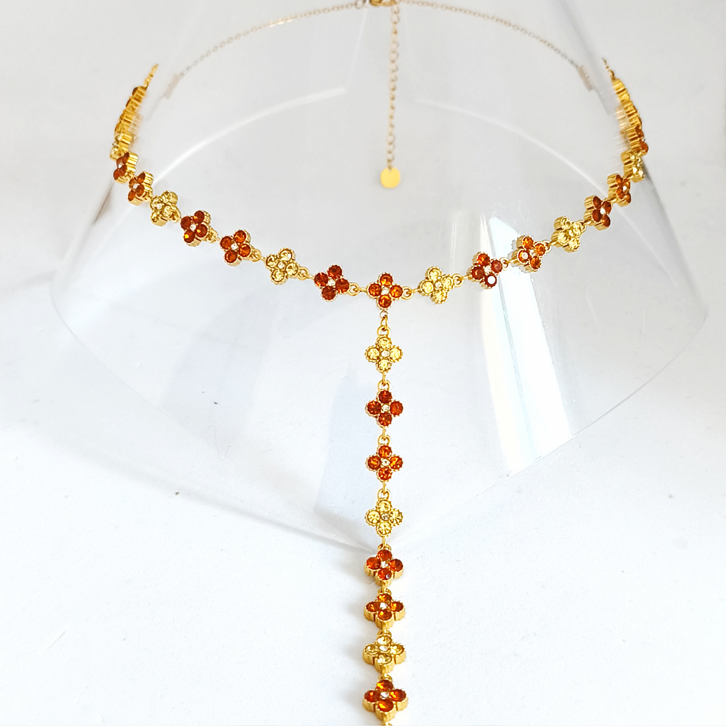 Collier TELMA gold/caramel
