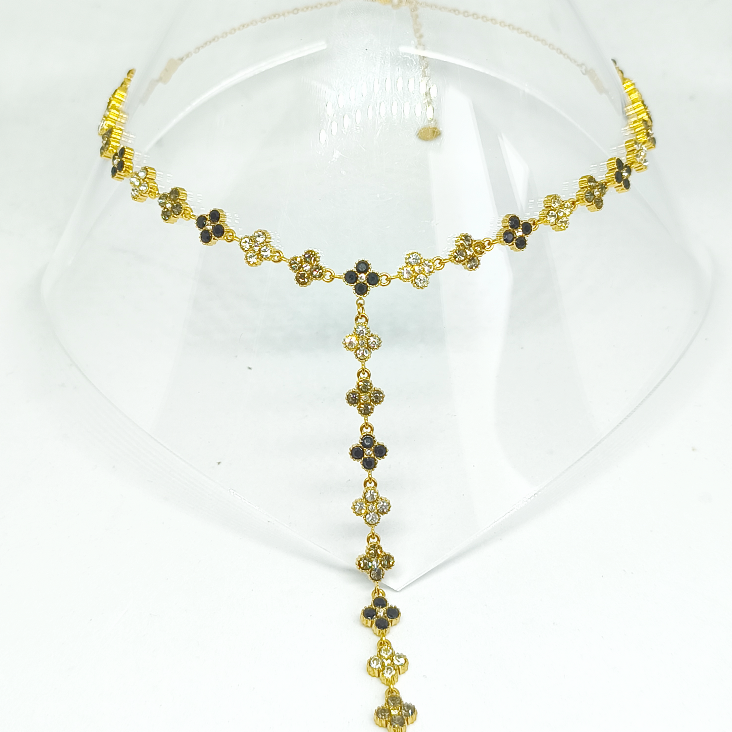 Collier TELMA gold/multinoire