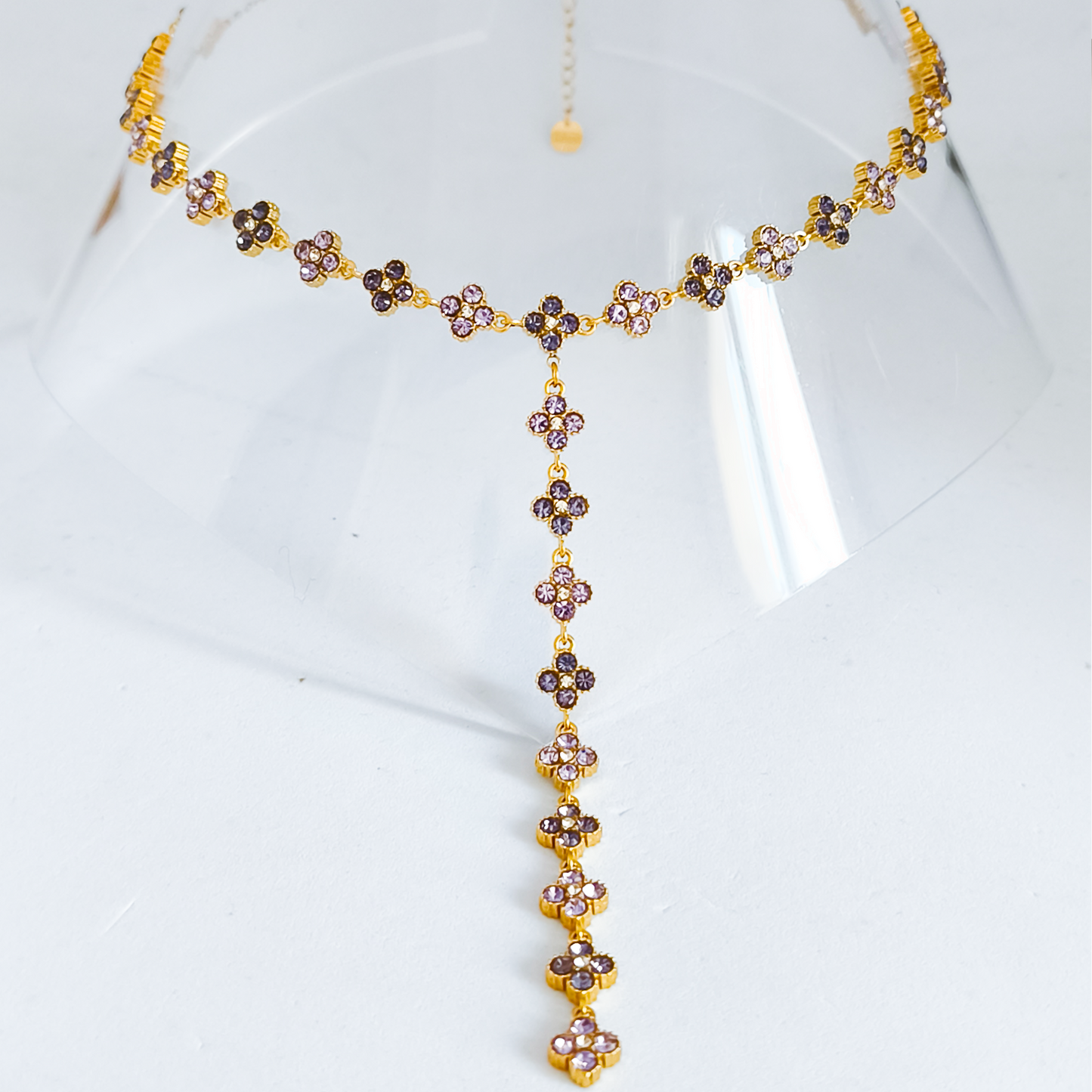 Collier TELMA gold/multiviolet