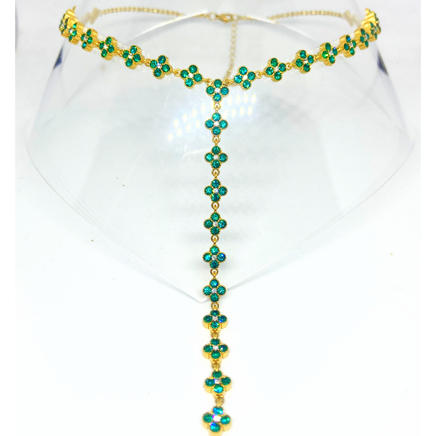 Collier TELMA gold/ vert