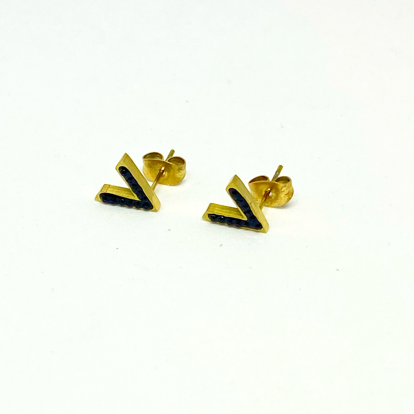 Boucles d’oreilles DORIANE gold et black
