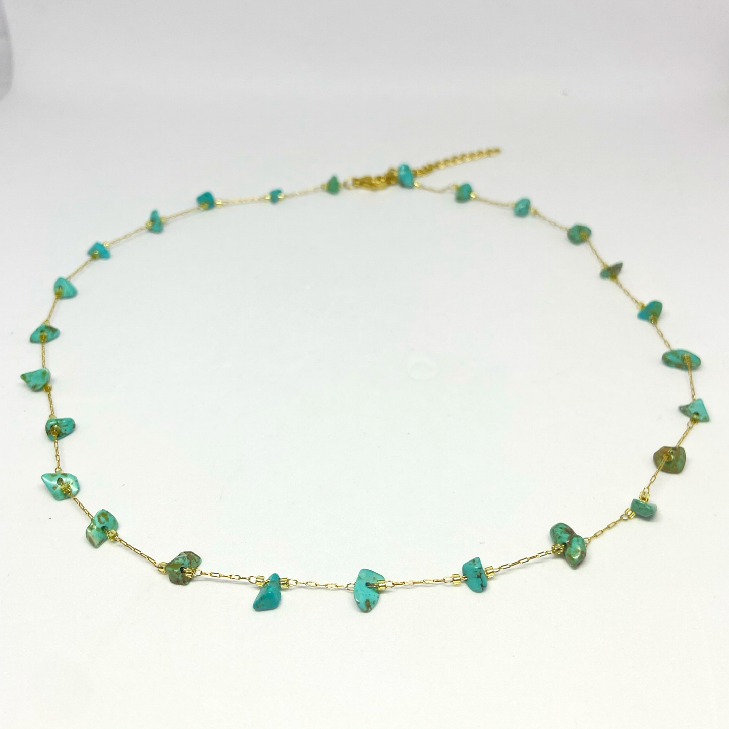 Collier MARGOT gold et Turquoise