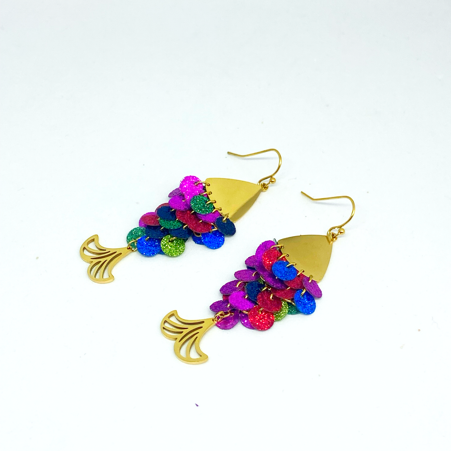 Boucles d'oreilles INOLA gold/multicolore