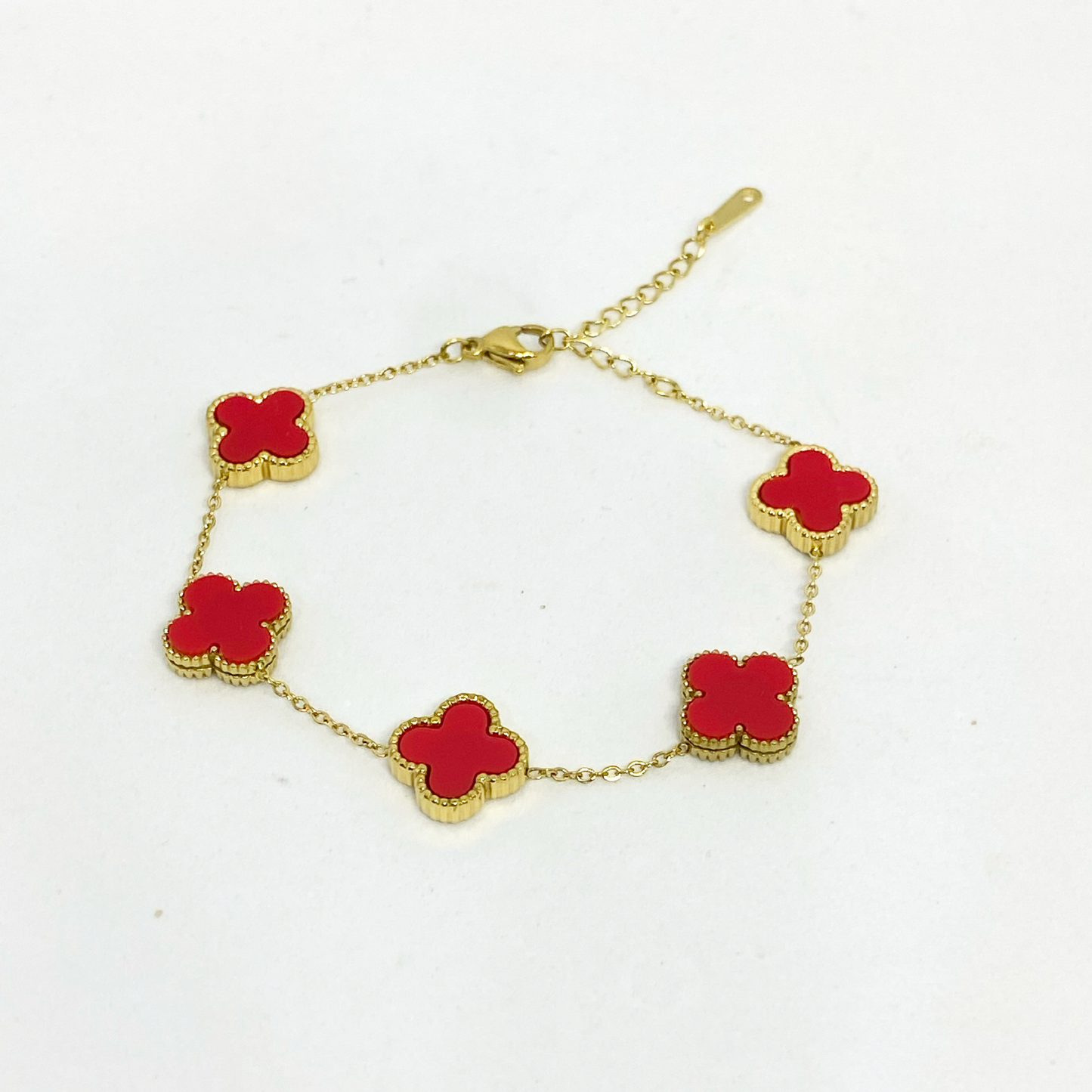 Bracelet PÉPITA gold/ rouge