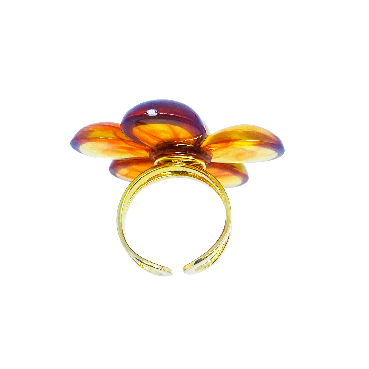 Bague IDA gold/marron