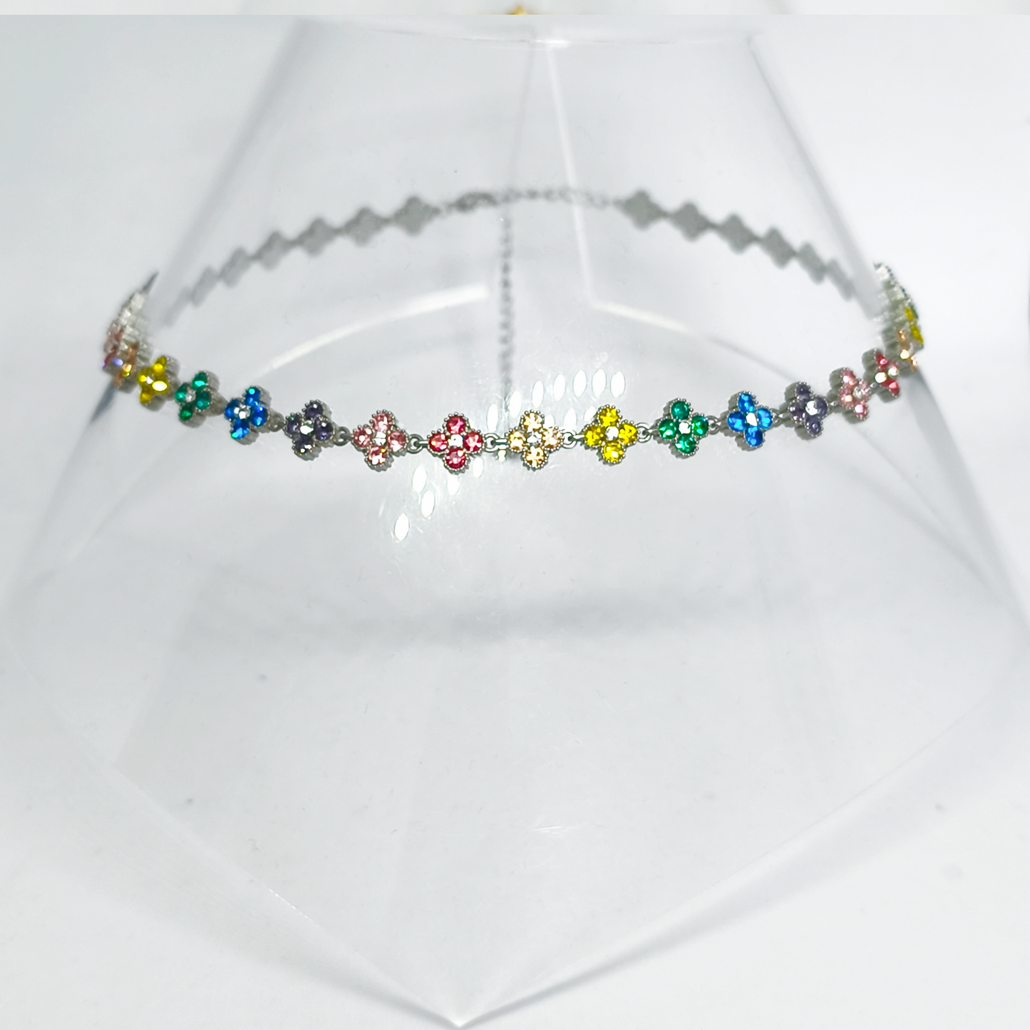 Collier MELANIA sylver/ multicolore
