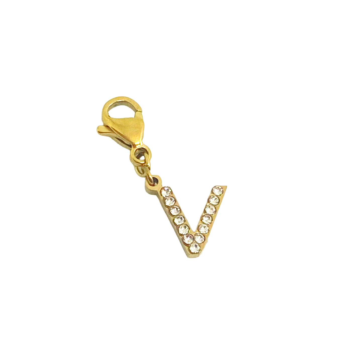 Charms lettre V gold