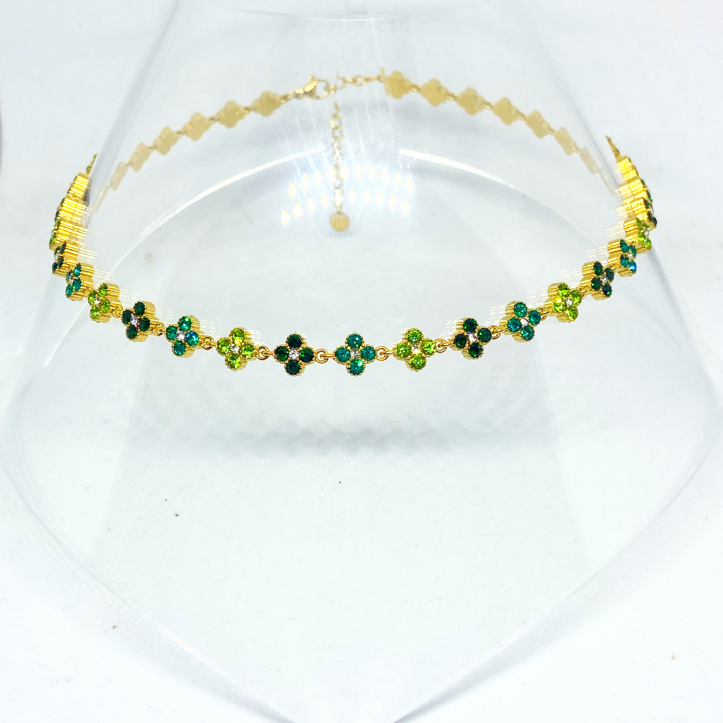 Collier MELANIA gold/ multi vert