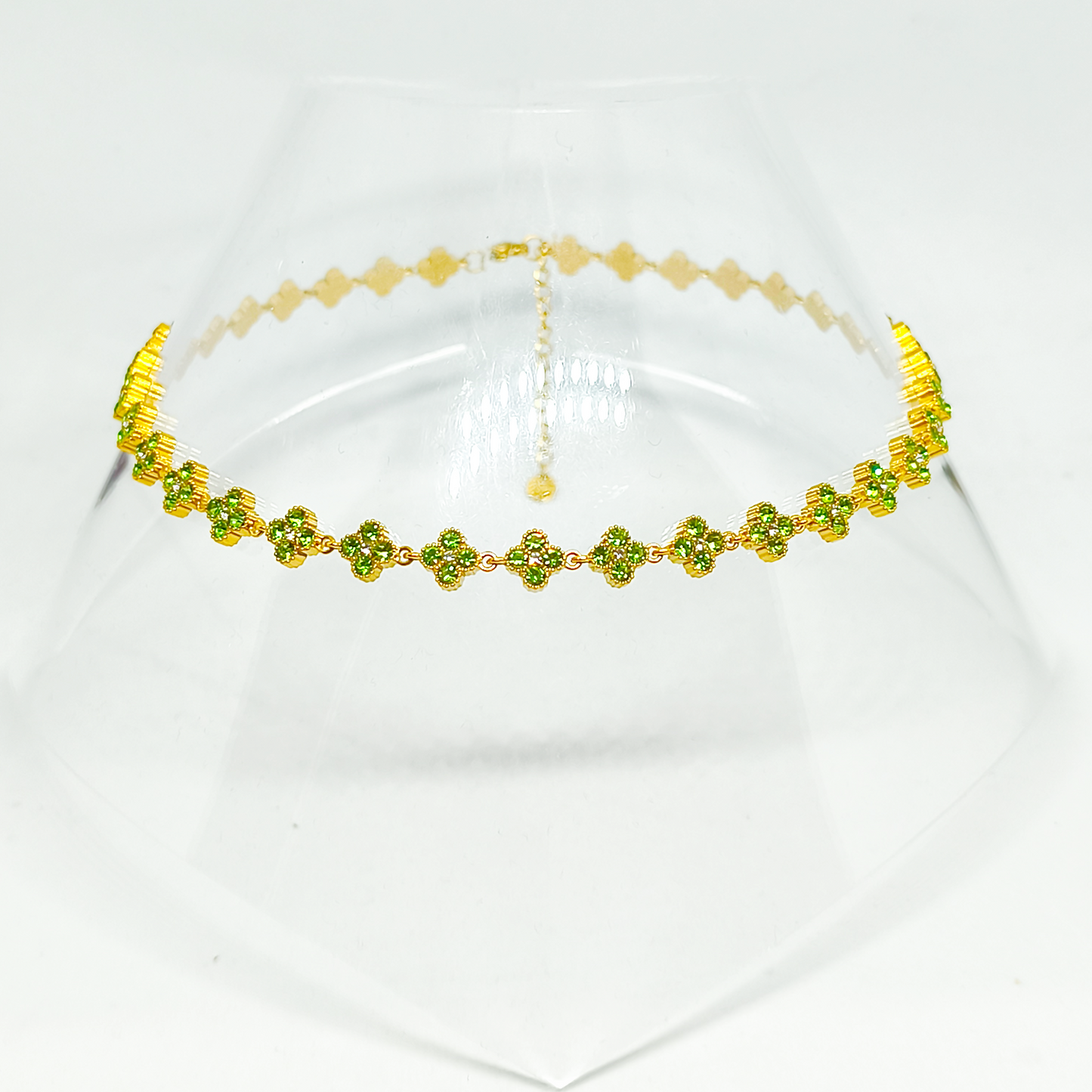Collier MELANIA gold/pistache