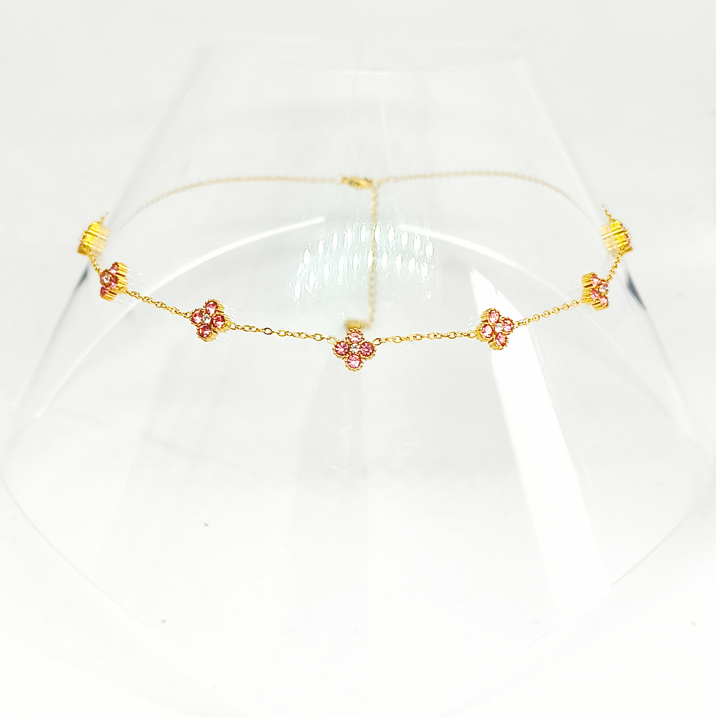 Collier SYLVIE gold/rose pâle