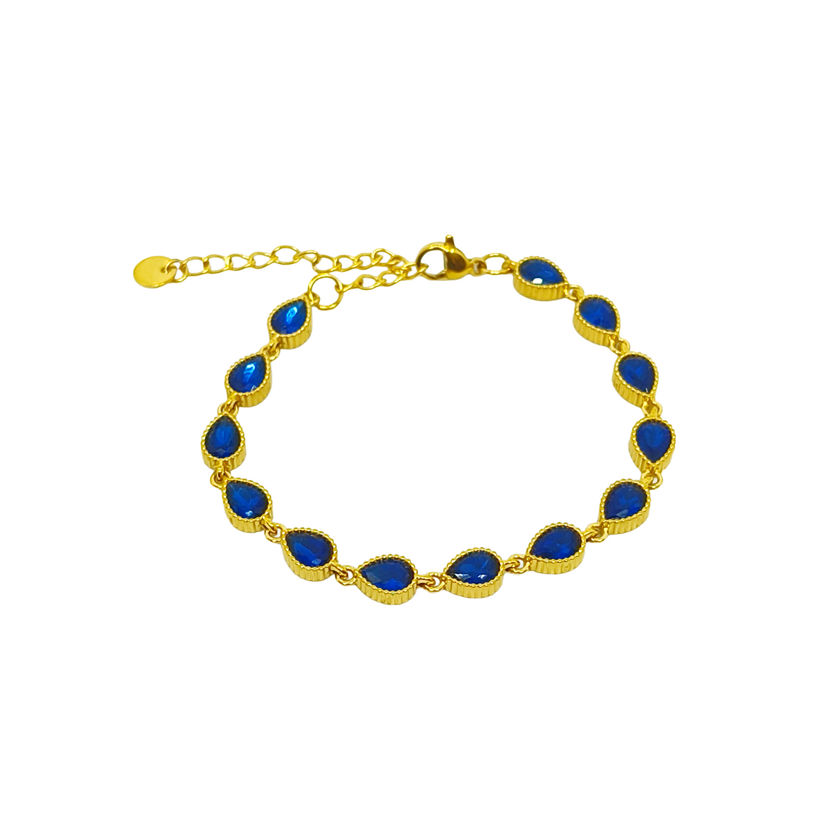 Bracelet JANELLE gold/bleu