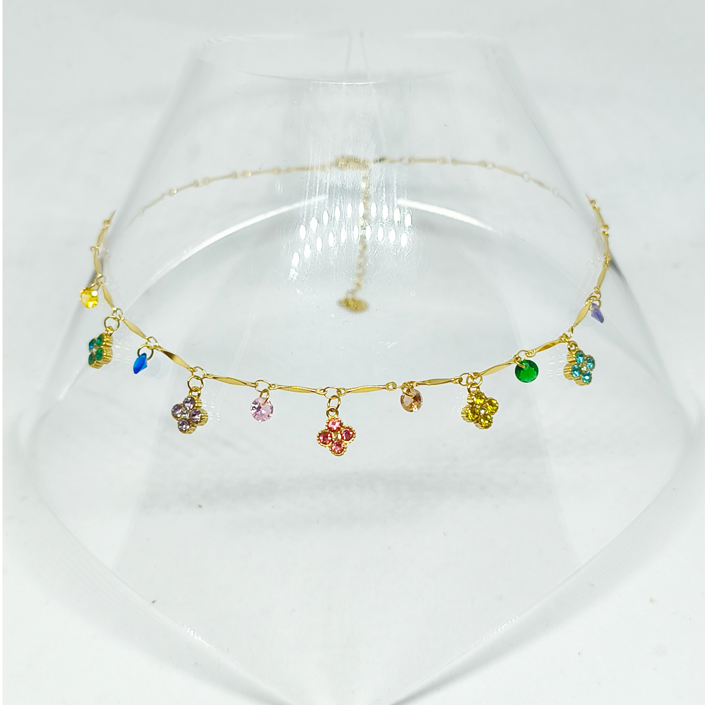 Collier Zoé gold/multicolore
