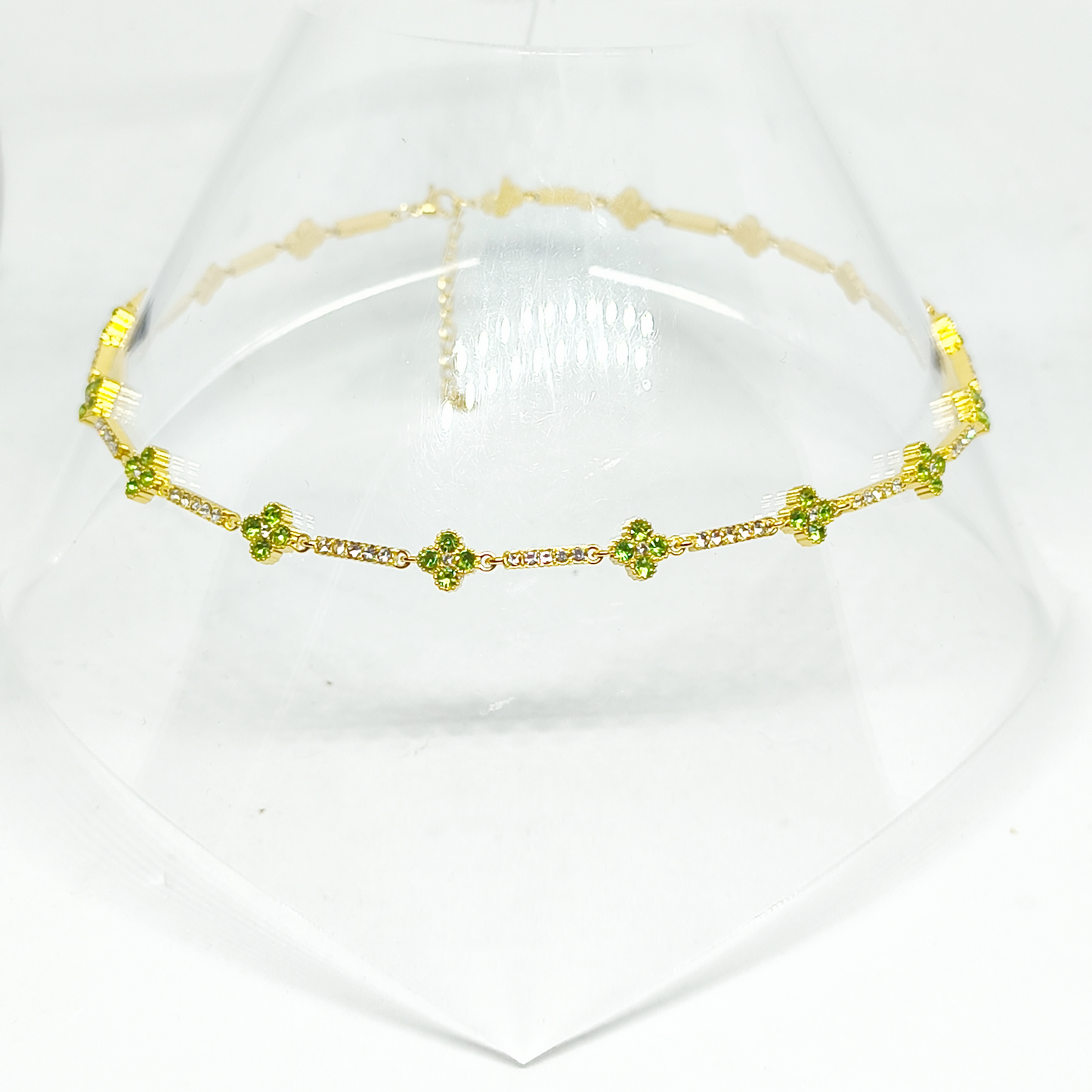 Collier MALOU gold/ pistache