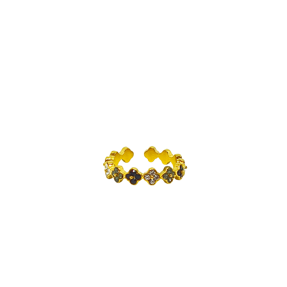 Bague SONIA gold/ multinoir