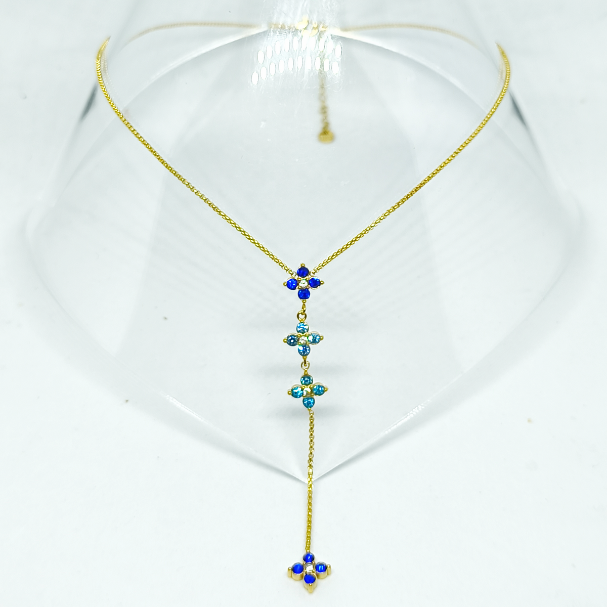 Collier CARLA gold/multibleu
