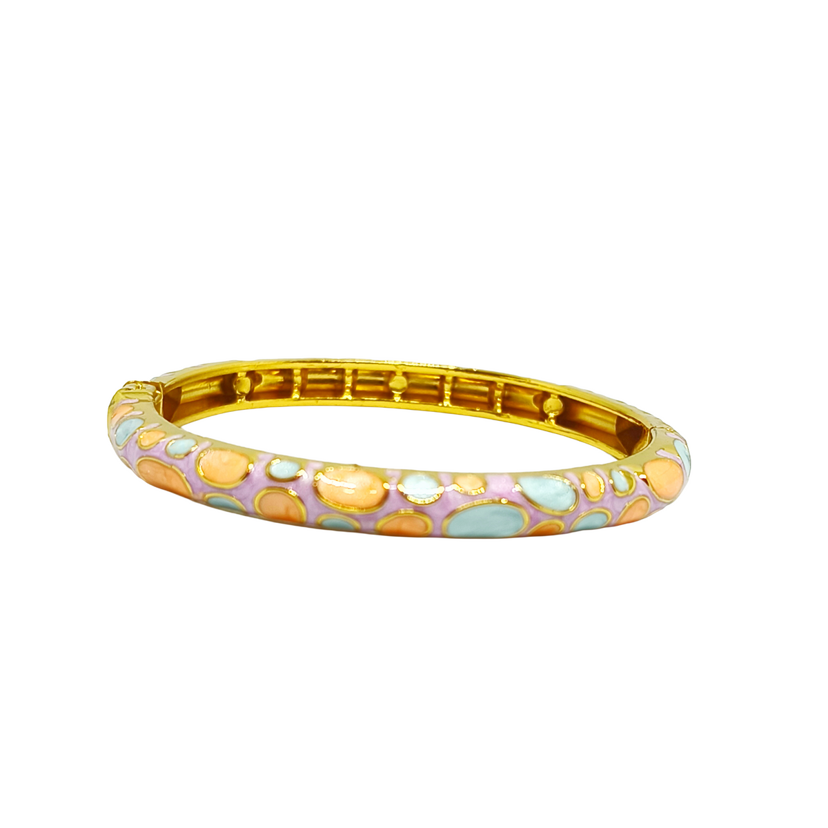 Jonc thaïlandais DANIELLA gold/pastel