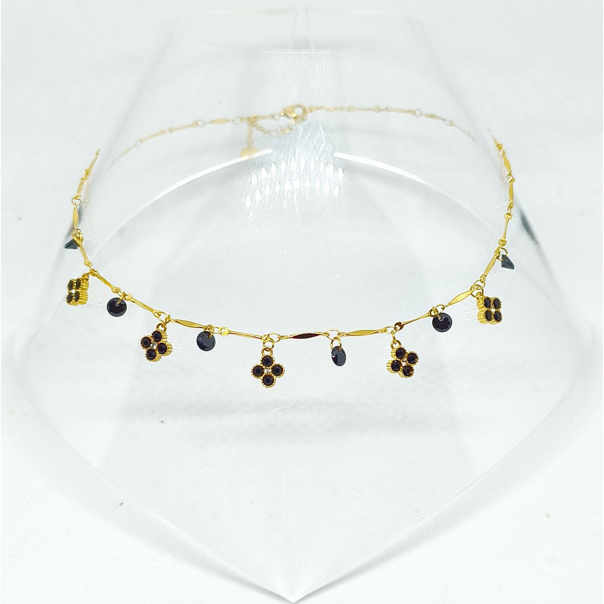 Collier Zoé gold/black