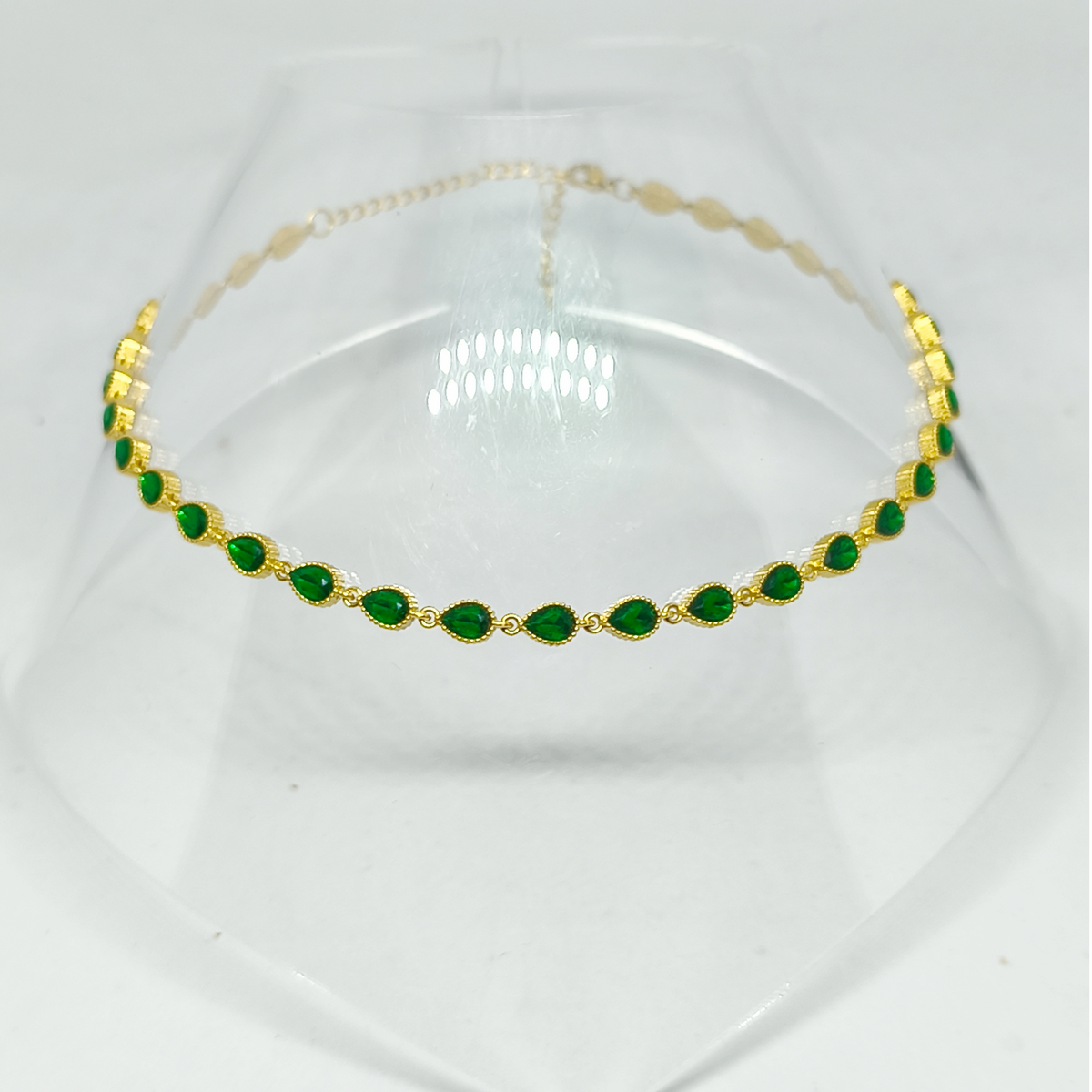 Collier ANNA gold/vert